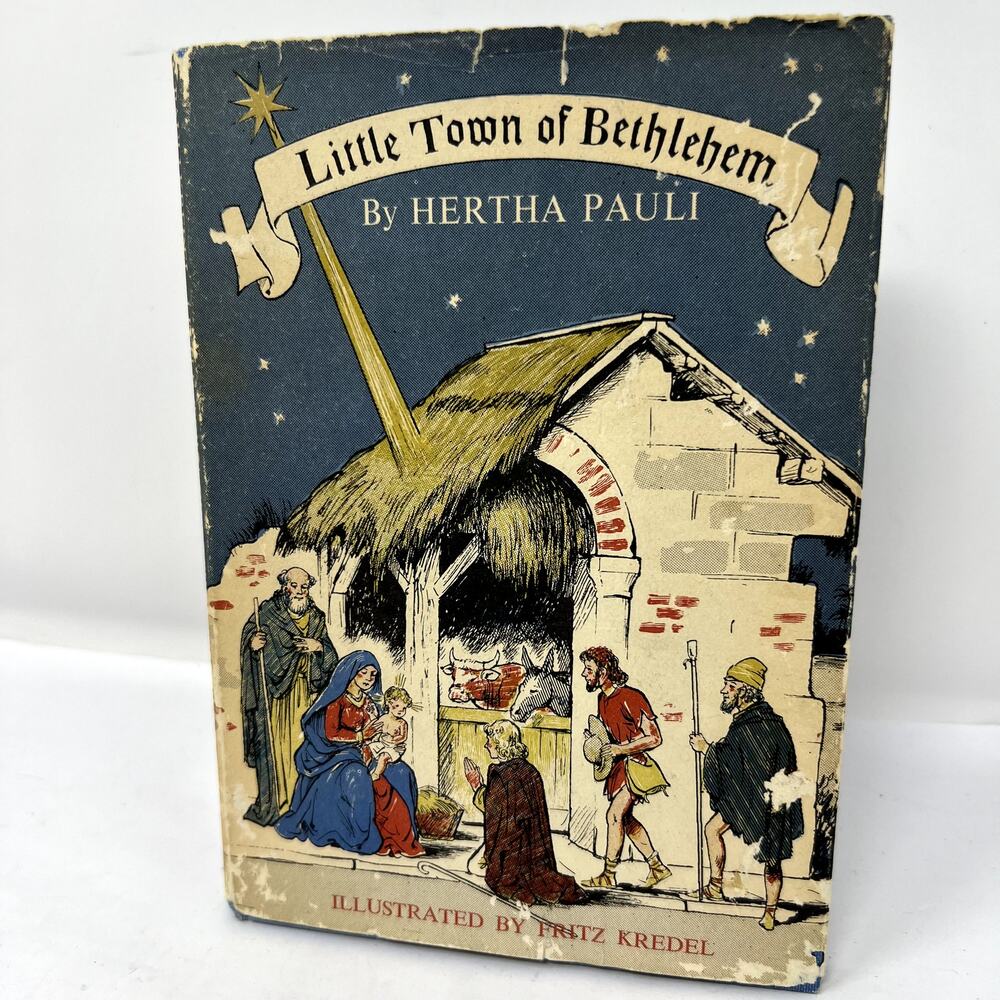 Little Town of Bethlehem by Hertha Pauli 1963 First Edition Book Collect Vintage